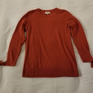 LOFT orange sweater